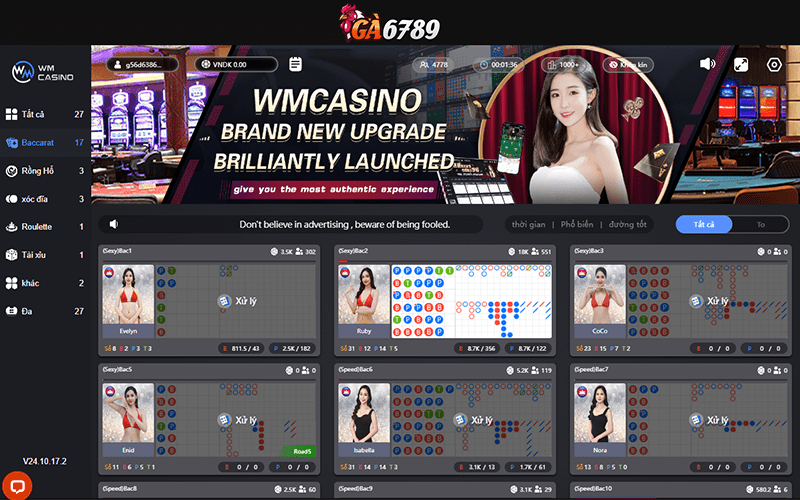 Các bước tham gia cá cược Baccarat online tại GA6789 Các bước tham gia cá cược Baccarat online tại GA6789