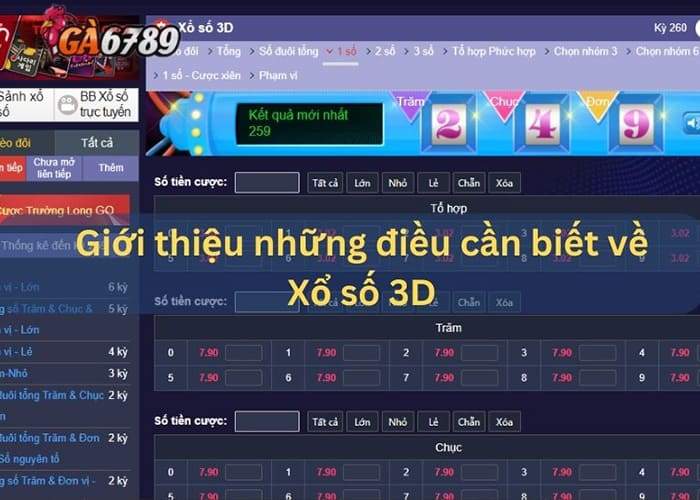 Giới thiệu về Xổ Số 3D tại GA6789 Giới thiệu về Xổ Số 3D tại GA6789