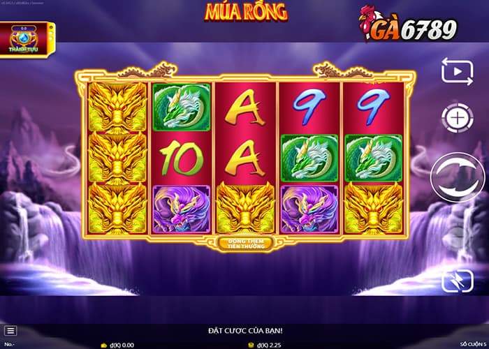 Giao diện quay thưởng Múa Rồng GA6789 Giao diện quay thưởng Múa Rồng GA6789